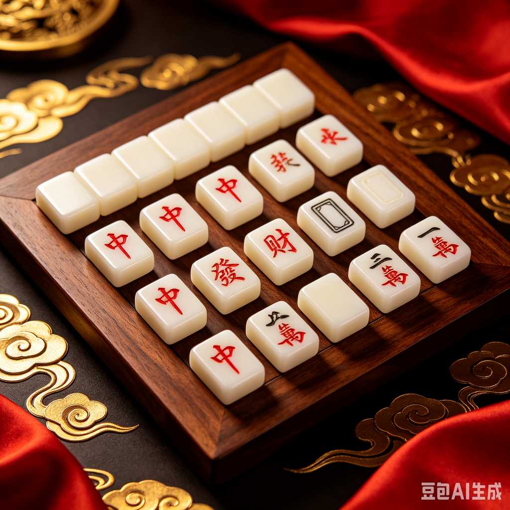 real wood mahjong set